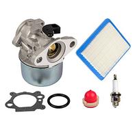OxoxO 799868 - Kit carburatore con pera di innesco e filtro dell'aria 491588, compatibile con motori Briggs & Stratton da 4 a 7 CV 498170,497586,497314