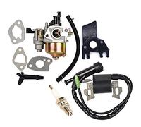 OxoxO Carburetor Ignition Coil with Spark Plug Compatible with Honda Gx160 Gx200 5hp 6.5hp Engine Generator Lawn Mower Motor