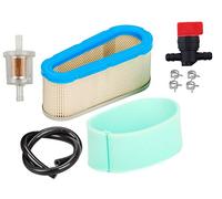 OxoxO - Filtro dell'Aria Pre-Filtro con valvola di Arresto per Carburante e Filtro Carburante per Tecumseh OHV125 OHV130 OHV120, Ricambio 36356 36357