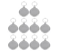 Oxtxuzdm 10 portachiavi con inserto per foto, varie forme, portachiavi con cornice portachiavi con vestito diviso per foto cornice portachiavi carino, D, Taglia unica