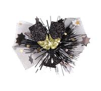 Oxtxuzdm 2024 Tinsel Fermaglio per capelli da festa Tinsel Karaoke Punk Puntelli Foto Cool Top Hat Nightclub Party Cappelli a cilindro Glitter