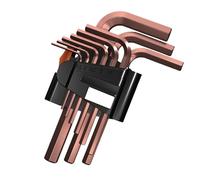 Oxtxuzdm 9Pcs Allen Wrench Allungare Braccio Sfera Piatto Esagonale Set L Cacciavite Kit di Strumenti Chiave a brugola Esagonale Cacciavite Esagonale Sfera Metrica