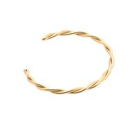 Oxtxuzdm Alla moda Moderno Spirale Gemelli Argento Posato Comodo Indossare Gioielli Con Finitura Ad Alta Forza Eleganti Abiti Alla Moda Spirali Twist Bracciale, Taglia unica, come descritto