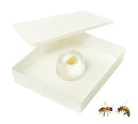 Oxtxuzdm Attrezzatura quadrata per apicoltura ABS di grande capacità dell'alimentatore dell'acqua 6L misura per alveari di Langstroth Nessuno Spill Design alveari Top Bees Feeder