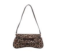 Oxtxuzdm Borsa a tracolla con stampa leopardata per donna borsa alla moda borsa alla moda ascella semplice ascella shopping stampa leopardo spalla per le donne adorabili fiocchi ascella borsa alla