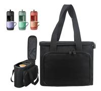 Oxtxuzdm Borsa protettiva da viaggio per macchine da caffè monodose con tessuto Oxford impermeabile e imbottitura resistente agli urti