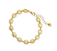 Oxtxuzdm Bracciale quadrato versatile martellato in oro o argento, elegante collana da polso che rinforza le eleganza di un outfit, Taglia unica, come descritto