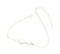 Oxtxuzdm Braccialetti d'amore in lingua araba per le donne islam, in acciaio inox, robusto, gioielli romantici, regalo per San Valentino, uso quotidiano