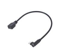 Oxtxuzdm Cavo di prolunga USB da maschio a femmina a 90 gradi per cellulare, tablet e altro ancora, presa multipla per esterni