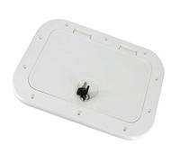 Oxtxuzdm Coperture di accesso alla piattaforma di grado marino a basso profilo per barche a 180 gradi Cerniere di bloccaggio ad alto impatto per installazione esterna Coperture di accesso per barche