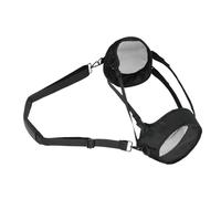 Oxtxuzdm Custodia protettiva resistente per altoparlanti con cinghie elastiche inferiori e scomparto per telefono per 4 protezioni in rete acustiche