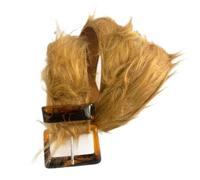 Oxtxuzdm Elegante cintura per capelli finti con miscela modificabile che termina comoda piano unisex per abbigliamento casual e da festa, morbida e confortevole cintura quotidiana, J, Taglia unica