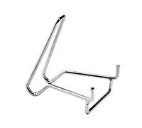 Oxtxuzdm Espositore in roccia, multiuso, con struttura in metallo per la visualizzazione di geodi, base in metallo minerale, agata, Medio, come descritto