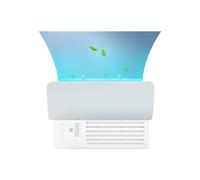 Oxtxuzdm Il deflettore regolabile del parabrezza di CA diretto che soffia misura per la casa/hotel facile installa la guardia leggera del vento per la finestra