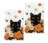 Oxtxuzdm Lovely Cats Designs Asciugamano da cucina in cotone assorbente ad asciugatura rapida riutilizzabile panno sicuro per bambini e animali domestici decorazione cucina asciugamano gatti