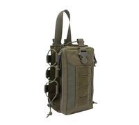 Oxtxuzdm Organizer per bottiglie d'acqua da esterno con cinghia laterale comoda maniglia con chiusura in metallo compatibile per zaini, custodia per bottiglia d'acqua da trekking in nylon