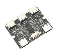 Oxtxuzdm Plug Play USB Tipo C Hub Adapter 3 Porte USB2.0 Funzionamento simultaneo 5V Potenza di uscita Accessorio Computer Portatile Hub USB Nessun potere