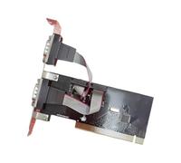 Oxtxuzdm Porta parallela RS232 del connettore 2 della scheda di espansione a 9 pin di espansione per apparecchiature industriali PCI ad alta velocità a