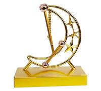 Oxtxuzdm Premium Permanent Motion Desk Toy with Steel Globes for Office Calm Ease And Creative Focus Enhancement Slanted Base Dynamic Art