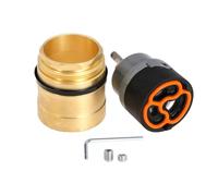 Oxtxuzdm Robusta cartuccia del rubinetto di ricambio con sistemi di filtrazione a 3 fasi Clip veloce sui disegni per le depurazioni dell'acqua Valvole a cartuccia del rubinetto a tenuta stagna