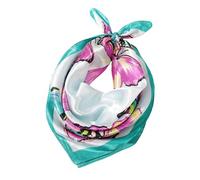 Oxtxuzdm Sciarpa testa traspirante con motivo farfalla lunga seta capo avvolgere per abbigliamento casual e formale popolare 2000 copricapo viaggio vacanza, Grande farfalla cielo BL, Taglia unica