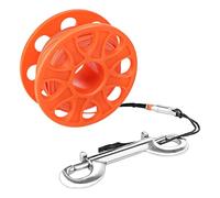 Oxtxuzdm Scubas Diving Bobina Finger Reel Con Doppia Clip Ended Cave Relitto Linea Guida Per Immersione Snorkeling Immersioni Apnea Immersione