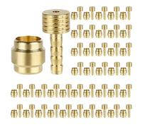 Oxtxuzdm Set di 50 bulloni di collegamento per biciclette, per parti di bicicletta, tubo del freno idraulico, connettore per tubo olio, raccordi per tubi, testa freno per bici, ago per olio