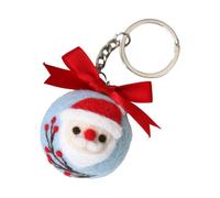 Oxtxuzdm Set di artigianato in feltro di lana con ago per infeltrimento con strumento per infeltrimento di lana e istruzioni per principianti adulti portachiavi che fanno set artigianale in feltro