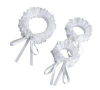 Oxtxuzdm Set di catene per colletto anti-piega leggero Risposta flessibile Codice di abbigliamento per riunioni e eventi dirigenziali Polsini resistenti adatti ai viaggi, bianco, Taglia unica