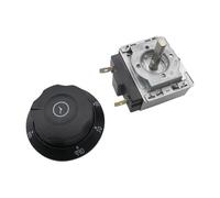 Oxtxuzdm Set di montaggio timer meccanici con manopola per 120 minuti adatto a più caricabatterie modelli di dispositivi