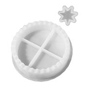 Oxtxuzdm Stampi creativi per vassoio per conto alla rovescia per calendario dell'Avvento per decorazioni e organizzatori fai da te in silicone per uso alimentare