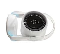 Oxtxuzdm Ventilatore ricaricabile 100Velocità del vento Auto Swing sussurri silenzioso funzionamento luce notturna blu per palestra ufficio computer uso batteria ricaricabile alimentato ventola di