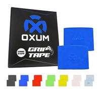 Oxum Fascia Ferma Parastinchi Pro in Silicone per Calcio - Supporto Sicuro e Confortevole per Parastinchi - Fascia Ferma Parastinchi per Adulti e Bambini Grip Tapes (Blu)