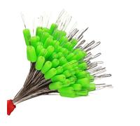 Oxxggkao 100pcs Ovale Pesca Peg Ovale Bobber Stopper Silicone Space Bean Float Sinkers Stop per Linea Accessori Perline Silicone