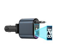 Oxxggkao 120W Dispositivo Automobile 4 Porti USB Display Corrente Potenziale Premium Metal Plan Multiple Assist Display Digitale Auto