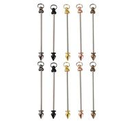 Oxxggkao 12pcs Blanking Portachiavi Rod Per Perline Fatte A Mano Che Fa E Personalizzabile Artigianato Attività Personalizzazione Fornitura Del Regalo Fare Fornitura