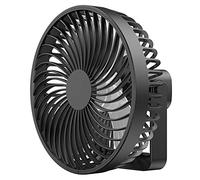 Oxxggkao 2000mAh Timing Ventilatore da Soffitto Ricaricabile USB 6.5 "Ventilatore a baldacchino Con Gancio Per Attività All'aperto Escursionismo Arrampicata Ventilatori Da Tavolo