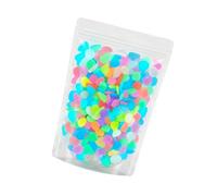Oxxggkao 200PCS Illuminazione Automatica Pezzi Decorativi per Fiore Letto Percorso Acqua Display 0.8CM Impermeabile Incandescente Roccia