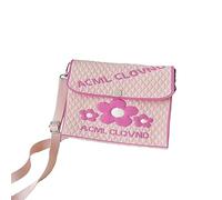 Oxxggkao 2023 Borse a tracolla Casual Crochet Lavorato a Maglia Crossbody Versatile Fiore Per Ragazza Donne Moda Borsa Quadrata Bel Design Floreale, B, One Size