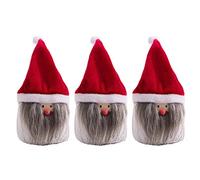 Oxxggkao 3 pz/set fatti a mano svedese Tomte Per Bambola Ornamenti di Natale Decoratio Ornamenti di Natale Set