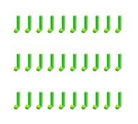 Oxxggkao 30 lotti Auto Standing Angling Float connettore migliora la stabilità base per lago oceani e famiglia pesca silicone forma L galleggiante da pesca