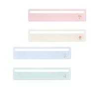Oxxggkao 4Pcs Acrilico Mahjong Piastrelle Line Finder Card Guide Helper per Gameplay Liscio e Piacevole Accessori di Gioco Guida alla Carta