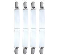Oxxggkao 4pcs Elastici Lenzuolo Cinghia Clip Pinze di Fissaggio Regolabile Supporto Materasso Per Coprimaterasso Biancheria Da Letto Fornitura Foglio Angolo Holder