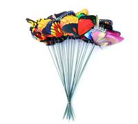 Oxxggkao 50 Pezzi Per Farfalla Pile Per Giardino Mucchio Decorativo Vari Stili Colorati Impermeabile Per Garde Doppio Strato Farfalla Decor