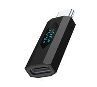 Oxxggkao Adattatori USB C OTG Display Digitale 480Mbps 100W Ricarica Rapida USB Maschio a Tipo Femmina OTG Convertitore ad Adattatori