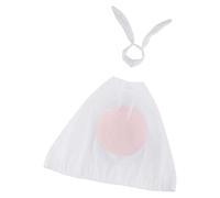 Oxxggkao Adorabile abbigliamento per oche e conigli con tessuto morbido per statua da giardino di casa costume pasquale per decorazioni per portico all'aperto e interni costume decorazioni per le