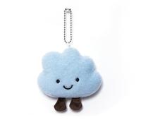 Oxxggkao Adorabile Nuvola Portachiavi Bel Portachiavi Semplice Cordino Del Telefono Ornamento Per Amici Famiglia Coppie Carino Della Catena Del Telefono Cinghia Per Gli, Blu, bead chain