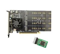 Oxxggkao Advanced PLX8749 Base PCIe3.0 Scheda di espansione per configurazioni multi drive in workstation Multi Disk Scheda di archiviazione del computer