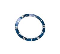 Oxxggkao Alte lunette ceramiche di alluminio dell'orologio di immersione di durevolezza con struttura 38mm 30.5mm per le cornici di alluminio di longevità, Blu
