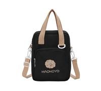 Oxxggkao Borsa a tracolla carina per donne adolescenti Crossbody All-matching Messenger Girls JK Top Handle Handbag Lady Jk Shoulder per le donne All-matching Messenger Teen Top Handle Handbag, Nero